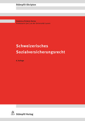 Riemer-Kafka |  Schweizerisches Sozialversicherungsrecht | Buch |  Sack Fachmedien