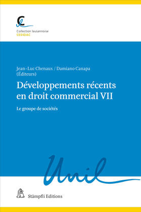 Peter / Chenaux / Blanc |  Développements récents en droit commercial VII | Buch |  Sack Fachmedien