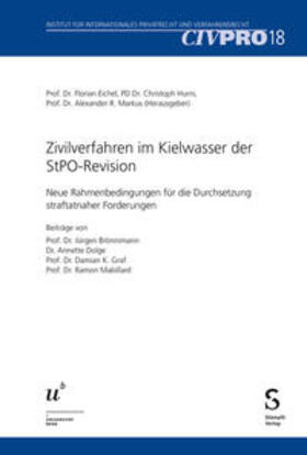Eichel / Hurni / Markus |  Zivilverfahren im Kielwasser der StPO-Revision | eBook | Sack Fachmedien