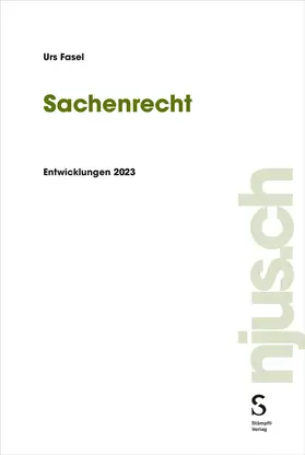 Fasel |  Sachenrecht | Buch |  Sack Fachmedien