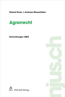 Norer / Wasserfallen | Agrarrecht | Buch | 978-3-7272-2487-4 | sack.de