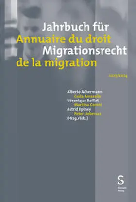 Achermann / Amarelle / Boillet-Rochat |  Jahrbuch für Migrationsrecht 2023/2024 - Annuaire du droit de la migration 2023/2024 | eBook | Sack Fachmedien