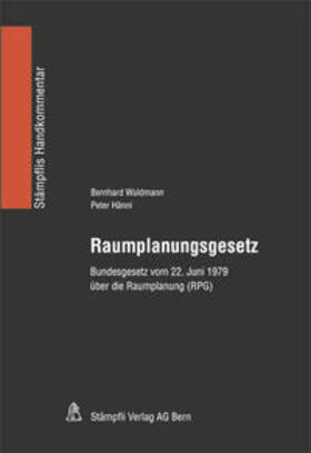 Waldmann / Hänni |  Raumplanungsgesetz | Buch |  Sack Fachmedien