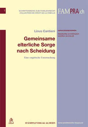 Cantieni | Gemeinsame elterliche Sorge nach Scheidung | Buch | 978-3-7272-2855-1 | sack.de