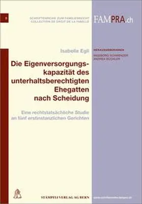 Egli |  Die Eigenversorgungskapazität des unterhaltsberechtigten Ehegatten nach Scheidung | Buch |  Sack Fachmedien