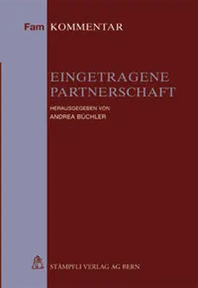 Büchler |  FamKomm Partnerschaft (PartG) | Buch |  Sack Fachmedien