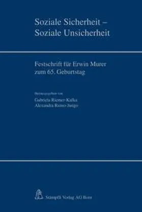 Riemer-Kafka / Rumo-Jungo | Soziale Sicherheit - Soziale Unsicherheit | Buch | 978-3-7272-2958-9 | sack.de