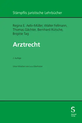 Aebi-Müller / Fellmann / Gächter |  Arztrecht | Buch |  Sack Fachmedien