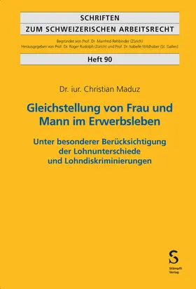 Maduz |  Gleichstellung von Frau und Mann im Erwerbsleben | Buch |  Sack Fachmedien