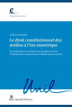 Frattolillo |  Le droit constitutionnel des médias à l’ère numérique | eBook | Sack Fachmedien