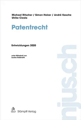 Ciesla / Ritscher / André |  Patentrecht | eBook | Sack Fachmedien