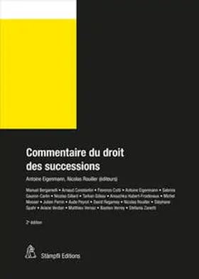 Eigenmann / Rouiller |  Commentaire du droit des successions | eBook | Sack Fachmedien