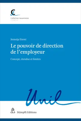 Etemi |  Le pouvoir de direction de l’employeur | Buch |  Sack Fachmedien