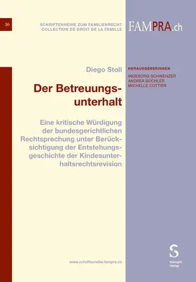 Stoll |  Der Betreuungsunterhalt | Buch |  Sack Fachmedien