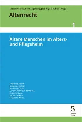 Vaerini / Longchamp / Rubido |  Ältere Menschen im Alters- und Pflegeheim | Buch |  Sack Fachmedien