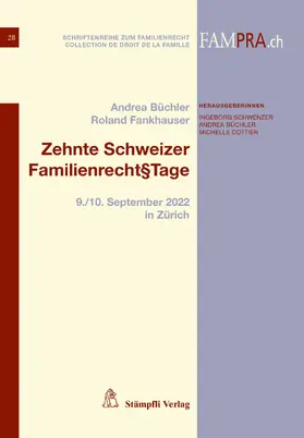 Zehnte Schweizer Familienrecht§Tage | E-Book | sack.de