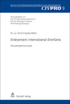 Alfieri |  Enlèvement international d'enfants | Buch |  Sack Fachmedien