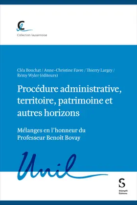 Bouchat | Procédure administrative, territoire, patrimoine et autres horizons | Buch | 978-3-7272-7822-8 | sack.de