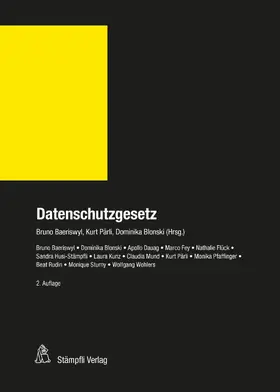 Baeriswyl / Pärli / Blonski | Datenschutzgesetz (DSG) | E-Book | sack.de