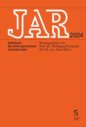 Portmann / Meier | JAR 2024 | Buch | 978-3-7272-8629-2 | sack.de