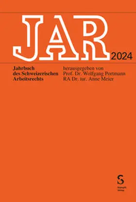 Portmann / Meier | JAR 2024 | E-Book | sack.de