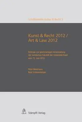 Mosimann / Schönenberger |  Kunst & Recht 2012 / Art & Recht | Buch |  Sack Fachmedien