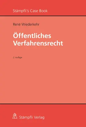 Wiederkehr |  Öffentliches Verfahrensrecht | eBook | Sack Fachmedien