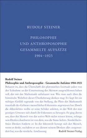 Steiner |  Philosophie und Anthroposophie | Buch |  Sack Fachmedien