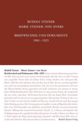 Steiner / Steiner-von Sievers |  Steiner, R: Rudolf Steiner - Marie Steiner-von Sivers | Buch |  Sack Fachmedien