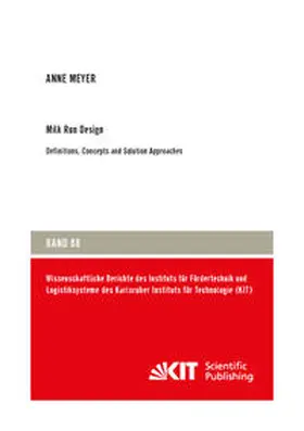 Meyer |  Milk Run Design: Definitions, Concepts and Solution Approaches | Buch |  Sack Fachmedien