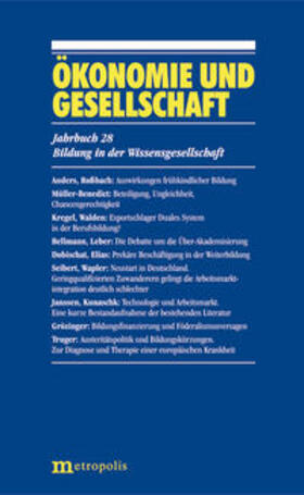 Bellmann / Grözinger |  Ökonomie und Gesellschaft / Bildung in der Wissensgesellschaft | Buch |  Sack Fachmedien
