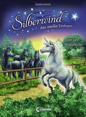 Grimm / Loewe Erstes Selberlesen |  Silberwind, das weiße Einhorn 3 - Die vier Wildpferde | eBook | Sack Fachmedien