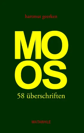 Geerken |  Moos | eBook | Sack Fachmedien