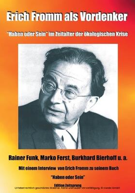 Bierhoff / Fromm / Ferst |  Erich Fromm als Vordenker | eBook | Sack Fachmedien