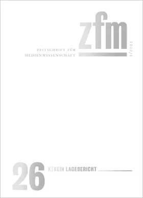  Zeitschrift für Medienwissenschaft 26 | eBook |  Sack Fachmedien