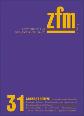  Zeitschrift für Medienwisenschaft 31 | eBook |  Sack Fachmedien