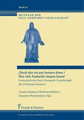 Balders / Böttler / Weichenhan | ¿Doch der ist am besten dran / Der mit Andacht singen kann¿ | Buch | 978-3-7329-0308-5 | sack.de