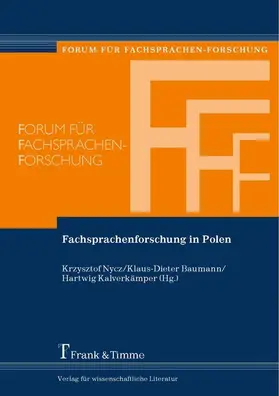 Baumann / Nycz / Kalverkämper |  Fachsprachenforschung in Polen | eBook | Sack Fachmedien