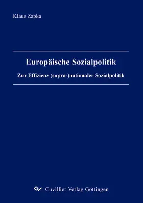 Zapka |  Europäische Sozialpolitik | eBook | Sack Fachmedien