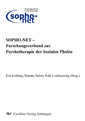 Leibing |  "SOPHO-NET &#x2013; Forschungsverbund zur Psychotherapie der Sozialen Phobie | eBook | Sack Fachmedien