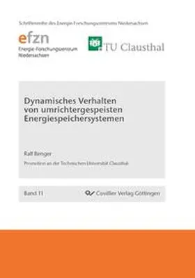 Benger |  Dynamisches Verhalten von umrichtergespeisten Energiespeichersystemen | eBook | Sack Fachmedien