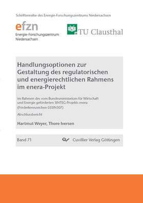 Weyer / Iversen |  Handlungsoptionen zur Gestaltung des regulatorischen und energierechtlichen Rahmens im enera-Projekt | eBook | Sack Fachmedien