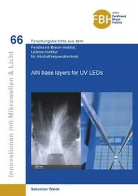 Walde |  AlN base layers for UV LEDs | Buch |  Sack Fachmedien