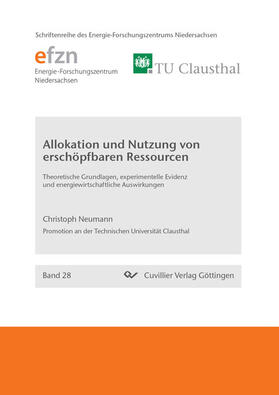 Neumann |  Allokation und Nutzung von ersch&#xF6;pfbaren Ressourcen | eBook | Sack Fachmedien