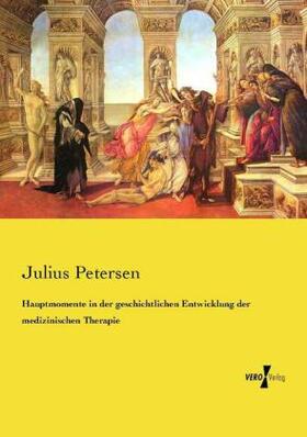 Petersen |  Hauptmomente in der geschichtlichen Entwicklung der medizinischen Therapie | Buch |  Sack Fachmedien