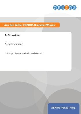 Schneider |  Geothermie | Buch |  Sack Fachmedien