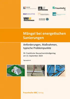  Mängel bei energetischen Sanierungen | Buch |  Sack Fachmedien