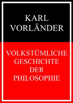 Vorländer | Volkstümliche Geschichte der Philosophie | E-Book | sack.de