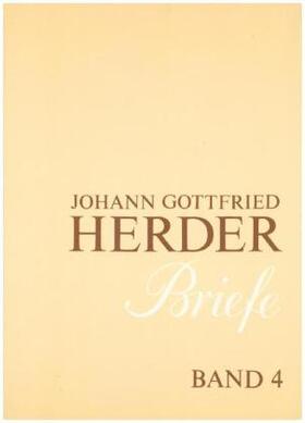 Hahn |  Johann Gottfried Herder. Briefe. | Buch |  Sack Fachmedien