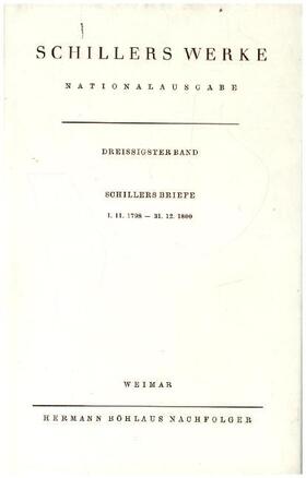 Petersen / Oellers | Schillers Werke. Nationalausgabe | Buch | 978-3-7400-0141-4 | sack.de